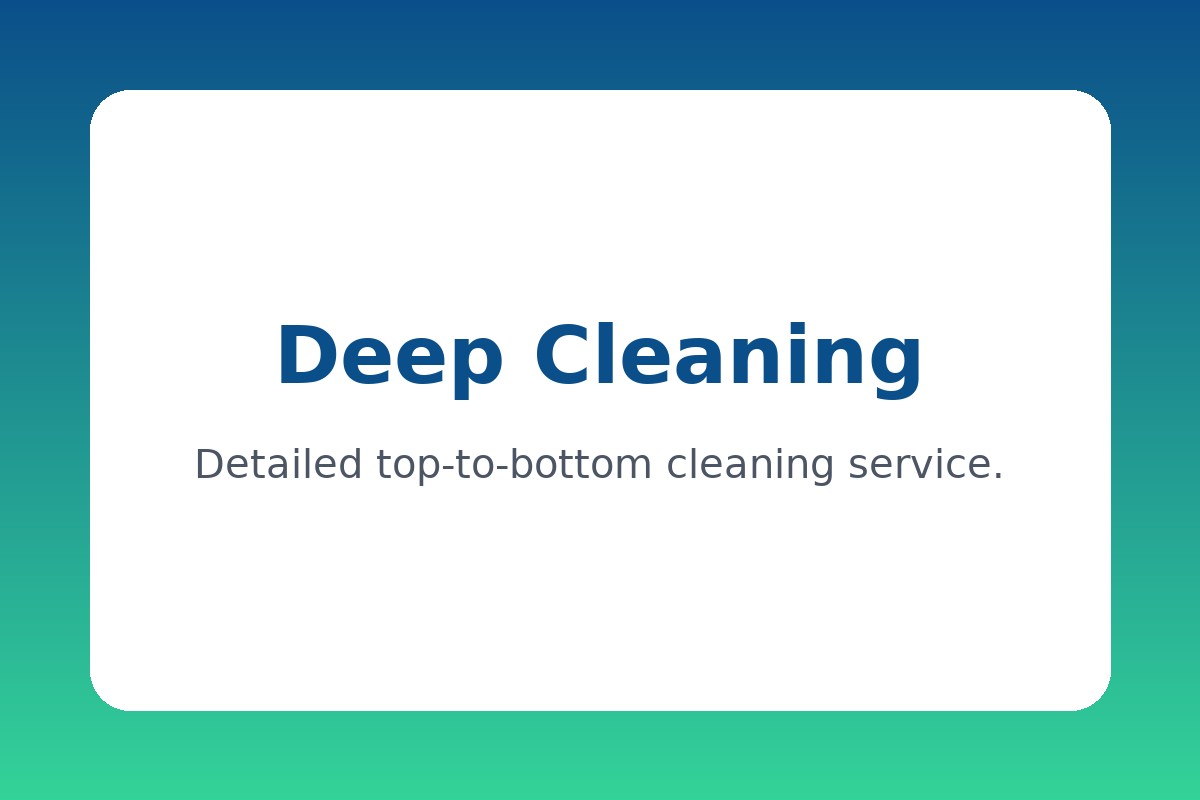 Deep cleaning kitchen details